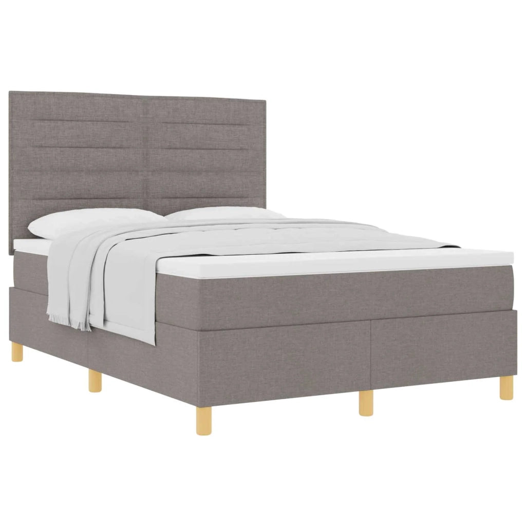 Letto a molle con materasso Talpa 140 x 190 cm Tessuto 3339543