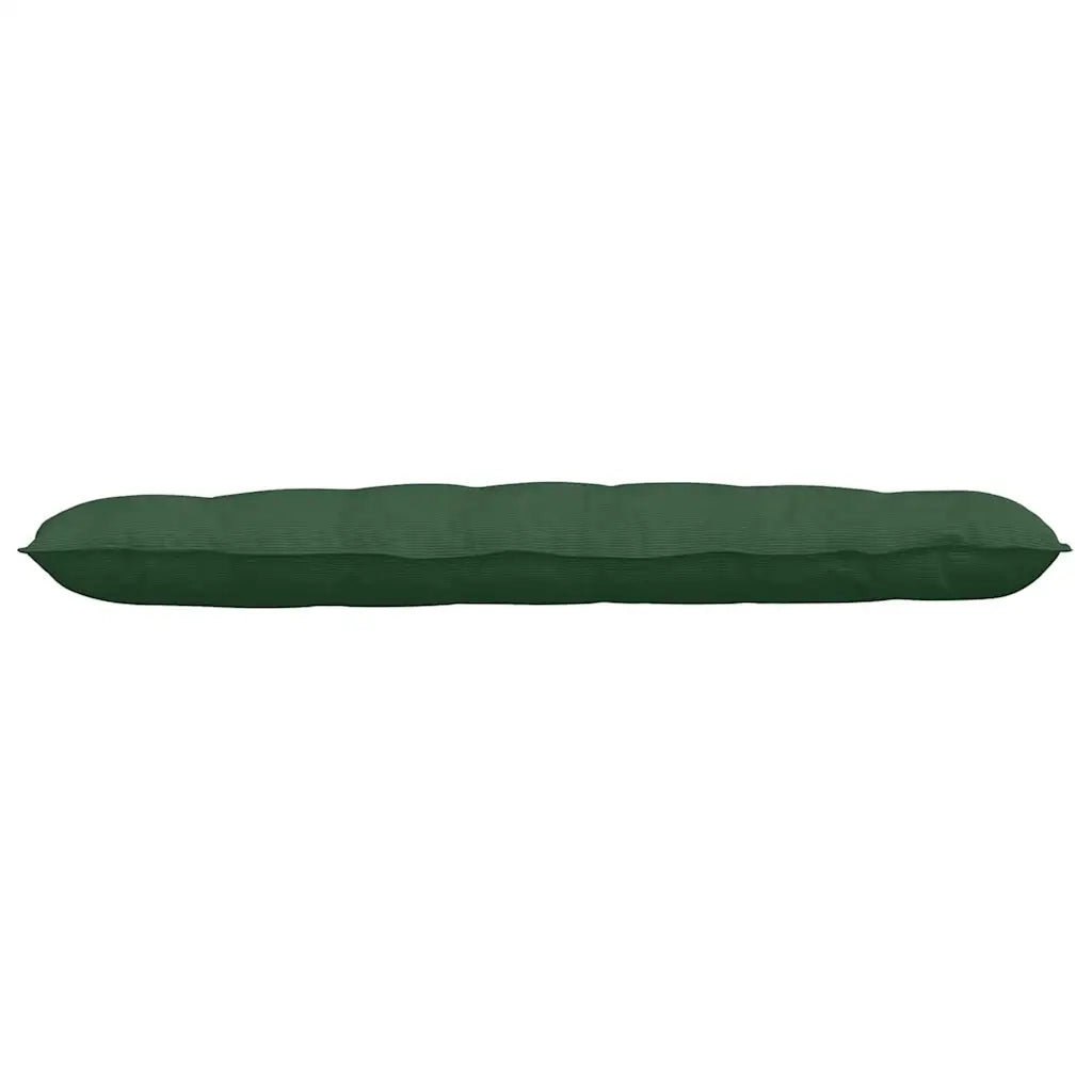 Cuscino per Schiena Verde Giungla 160 x 50 cm Tessuto in Cords