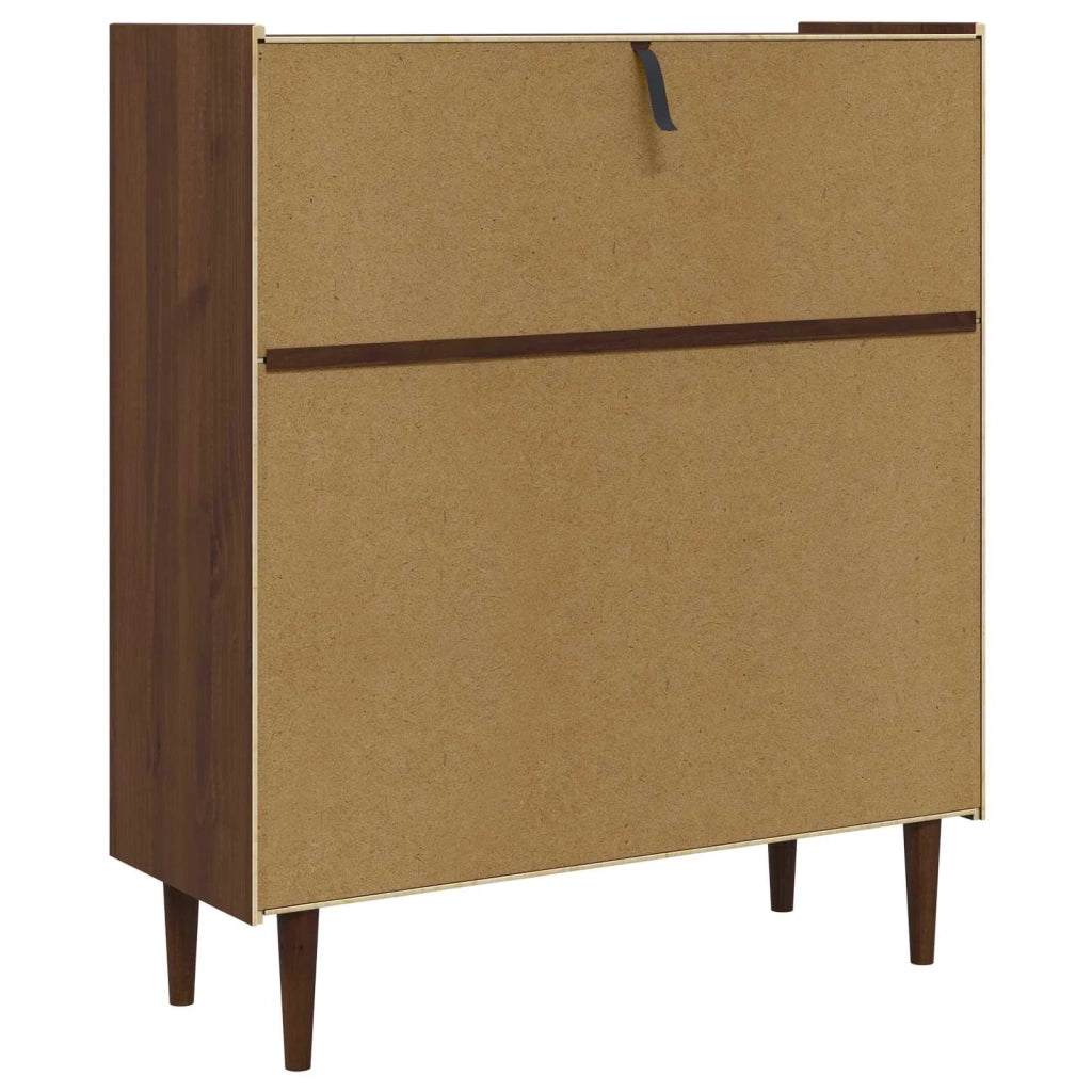 Credenza BILBAO Caramello scuro 104 x 40 x 120 cm 42041330