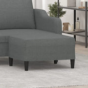 Poggiapiedi Grigio Scuro 70x55x41 cm in Tessuto cod mxl 73614