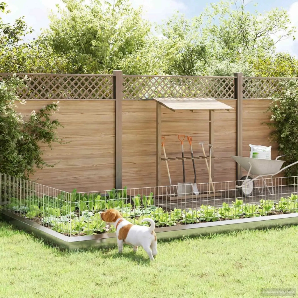 Recinzione da Giardino con Picchetti 12 pcs 75 x 50 cm Mesh 42042970