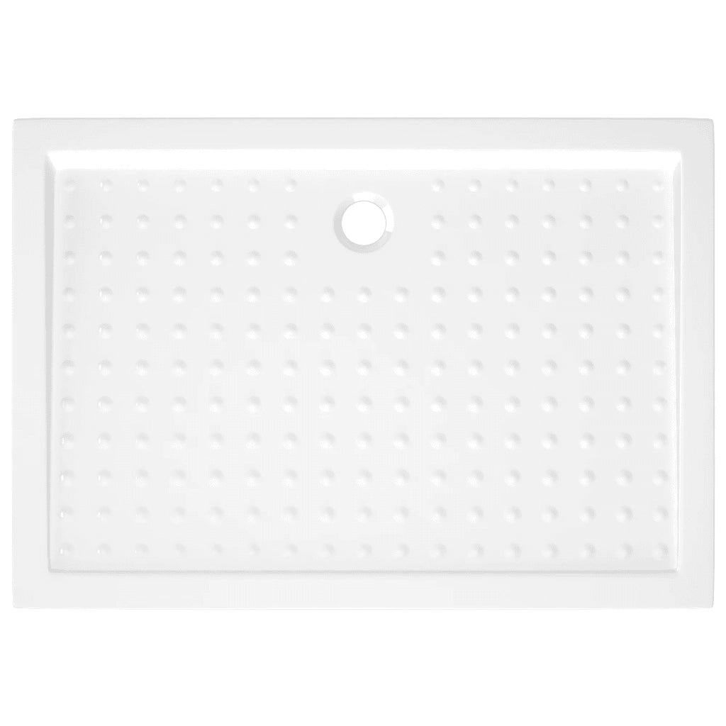 Piatto Doccia con Superficie Puntinata Bianco 70x100x4cm in ABS 148899