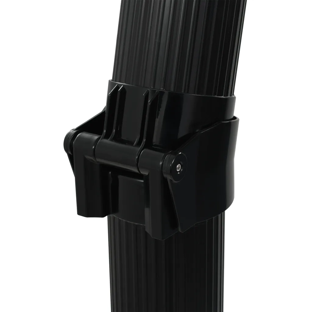Doccia ad Energia Solare Pieghevole Nera 214 cm 23 L CFW6227178