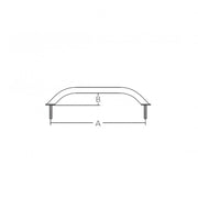 MANIGLIA INOX 316 MM.458
