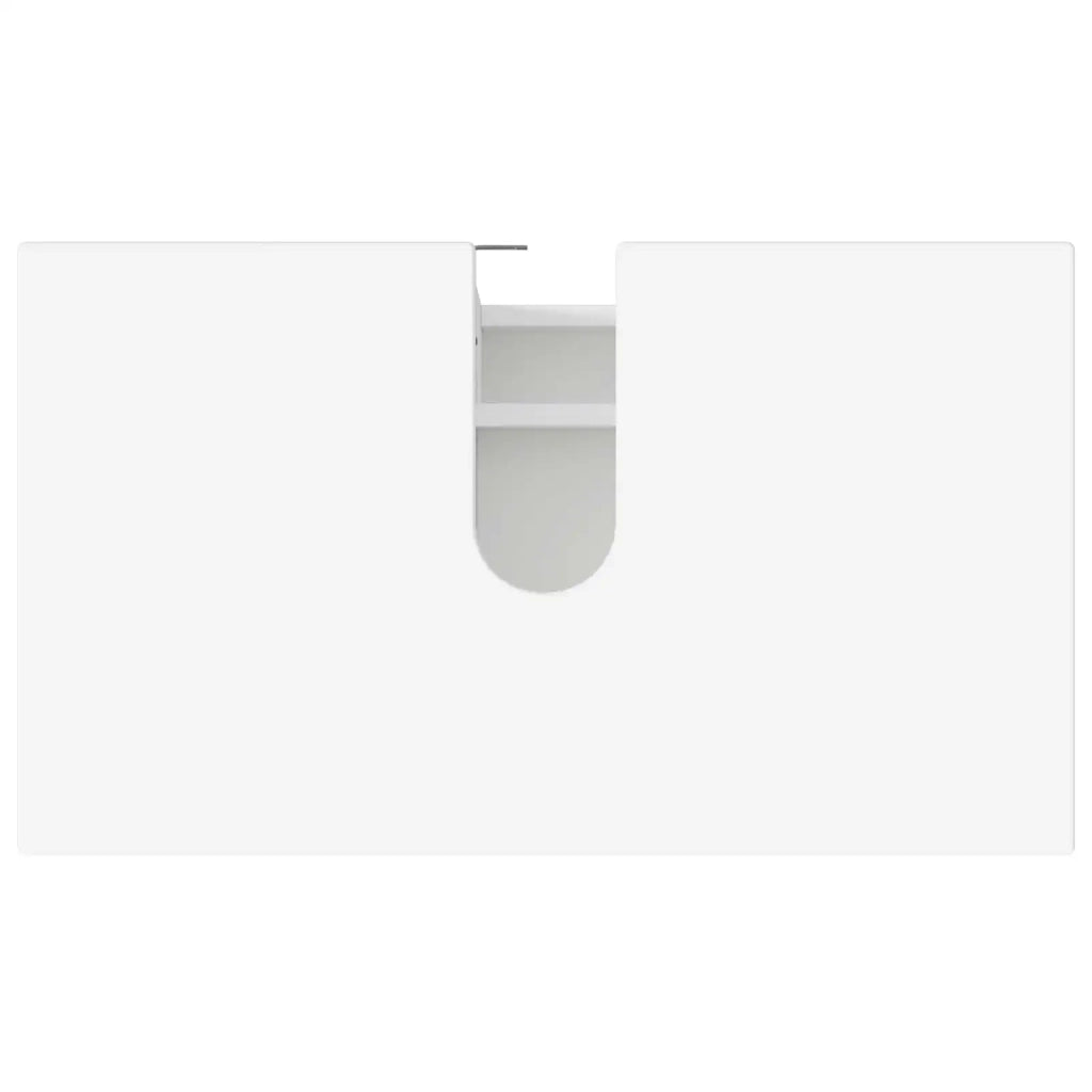Mobiletto da bagno Bianco 60 x 35 x 60 cm Legno ingegnerizzato
