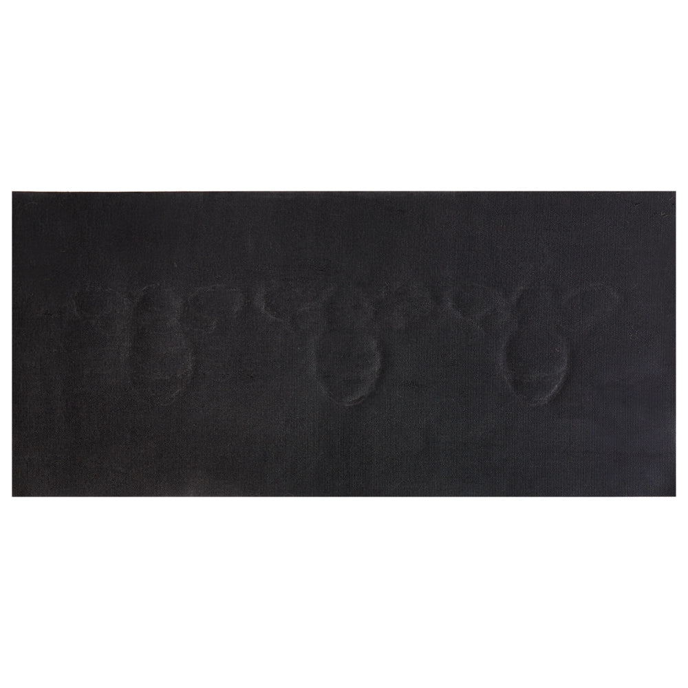 Zerbino in fibra di cocco naturale con fondo in PVC antiscivolo 55 x 120 cm Testo della casa Motivo moderno per interni