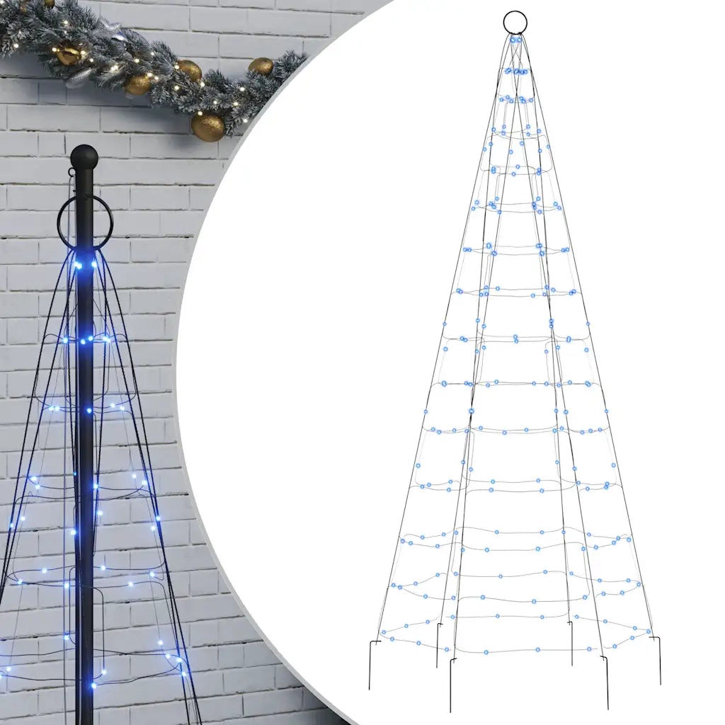 Albero di Natale a LED 200 LED Blu 180 cm 358111