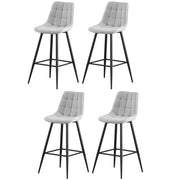 Sgabello da bar MARGARITABAR grigio chiaro (LSC992BC - CAIDU 086-27)