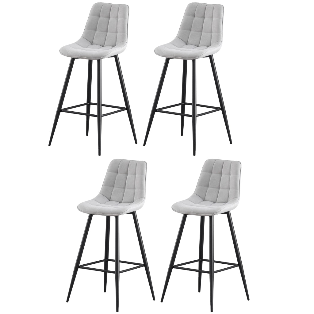 Sgabello da bar MARGARITABAR grigio chiaro (LSC992BC - CAIDU 086-27)