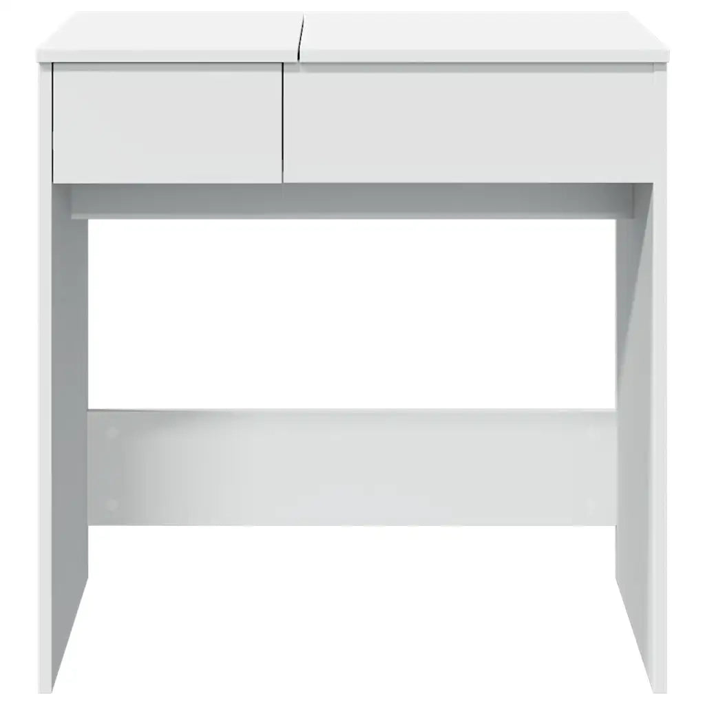 Toeletta con Specchio Bianco 73x46,5x120 cm
