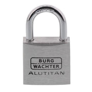 Set di 2 lucchetti - BURG WACHTER - DUO 770 30 SB - Alutitan 30 mm, doppia chiusura, antipicking