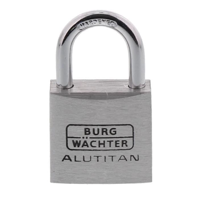 Set di 2 lucchetti - BURG WACHTER - DUO 770 30 SB - Alutitan 30 mm, doppia chiusura, antipicking