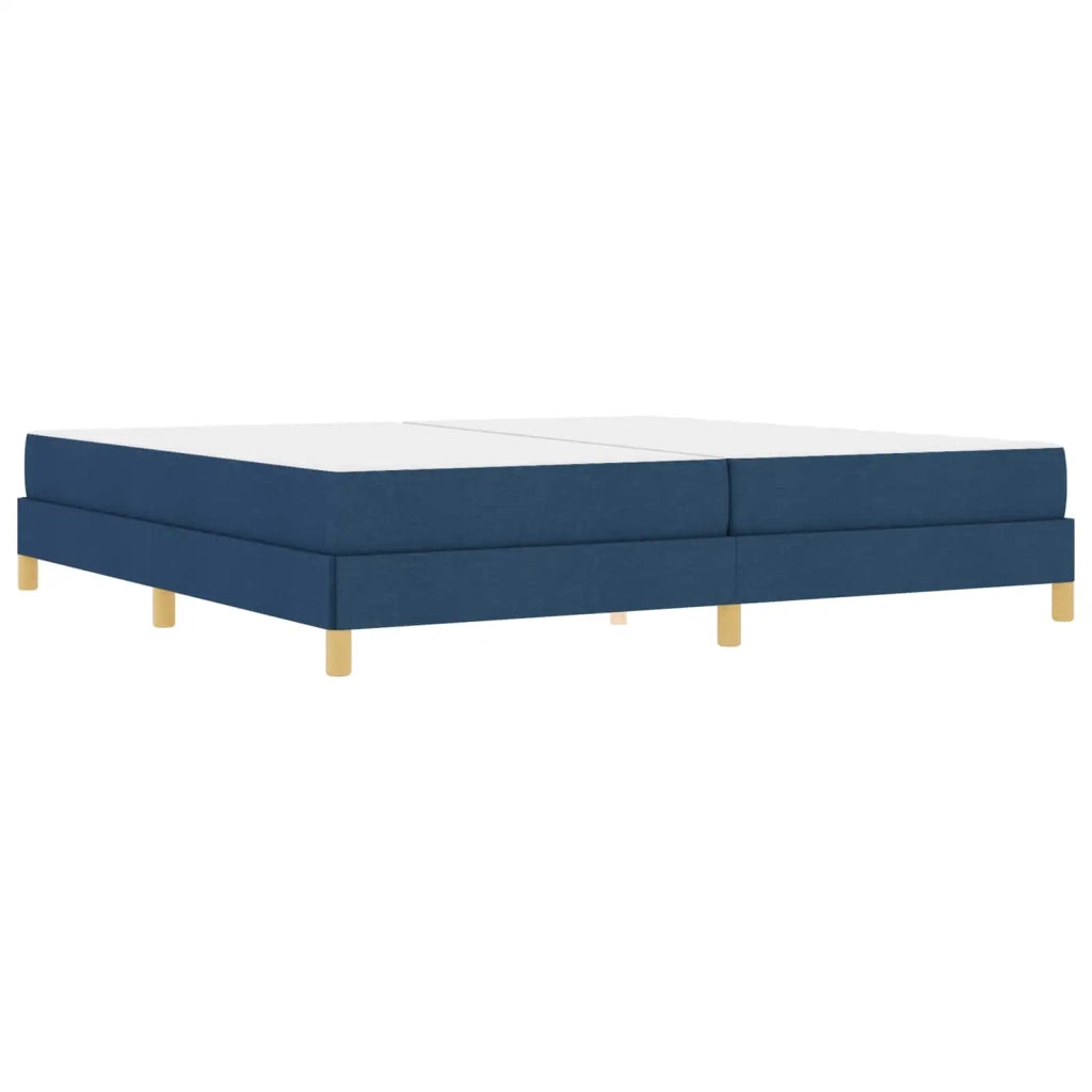 Letto a molle con materasso Blu 200 x 200 cm Tessuto 3398597