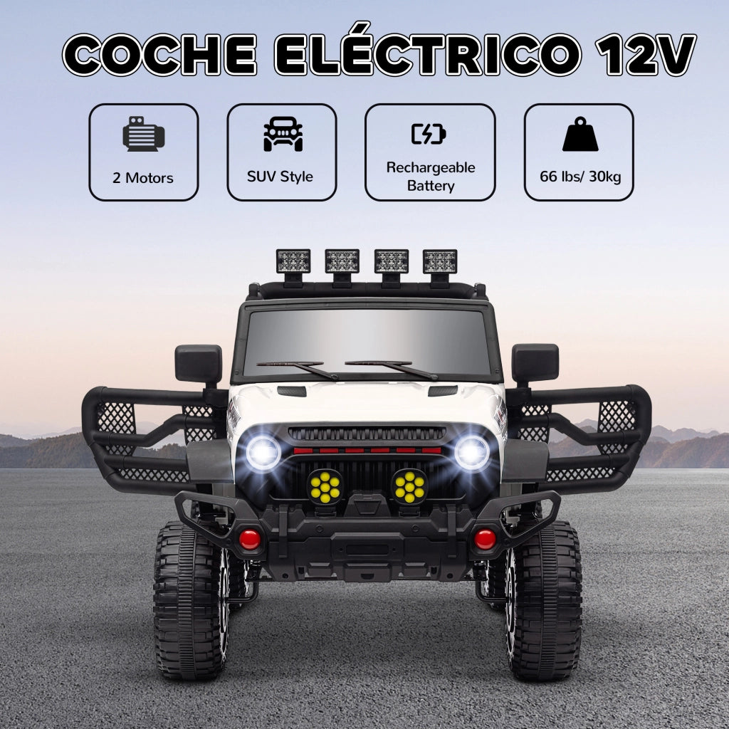 Auto Elettrica per Bambini ¨C Minimal ¨C Bianco