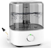 Umidificatore ultrasonico 5L 28 dB con getto 360° girevole per nursery - ufficio - piante per bambini