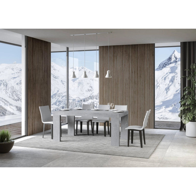 Tavolo allungabile 200/460x90 cm Roxell Premium - Cemento