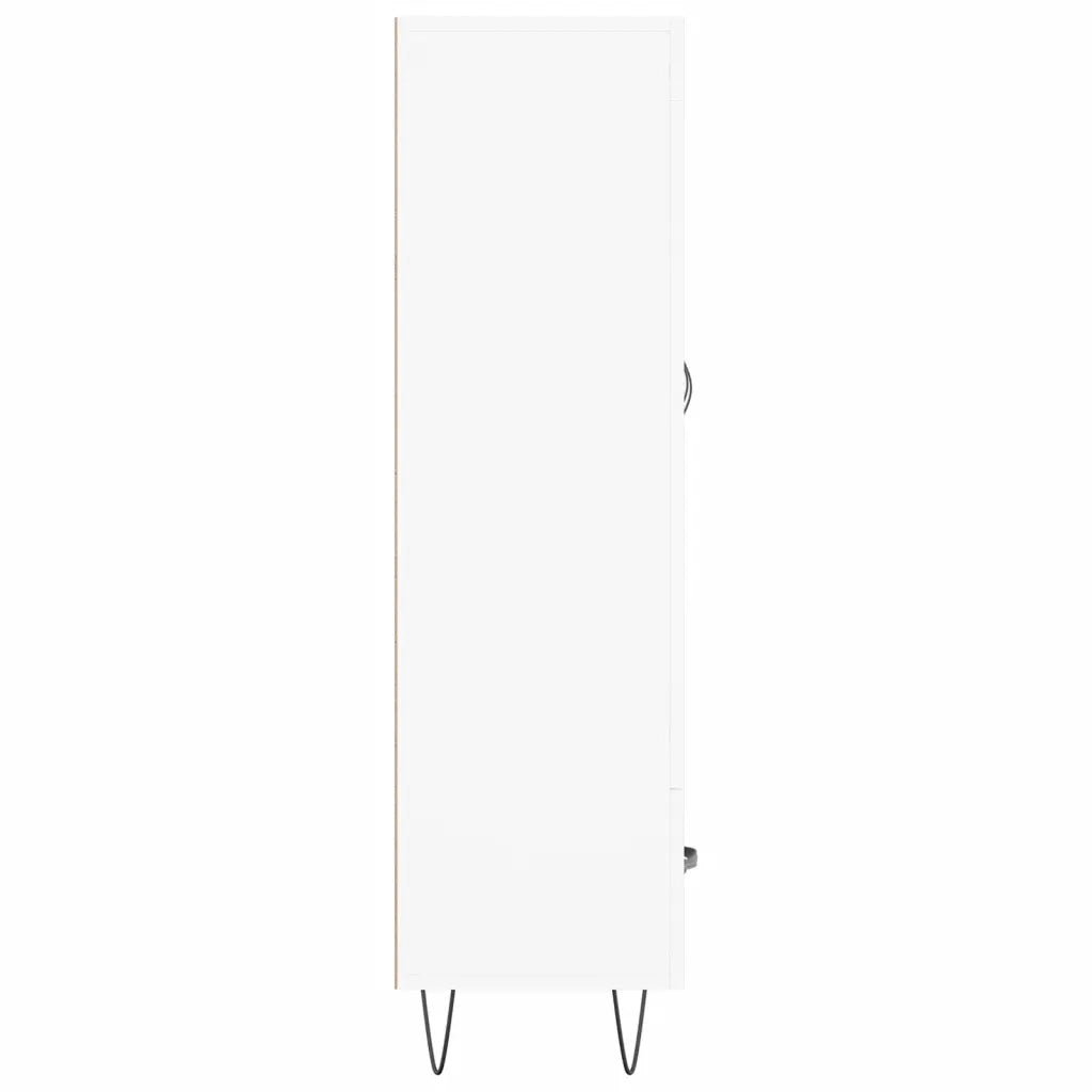 Credenza Bianca 69,5x31x115 cm in Legno Multistrato 830316