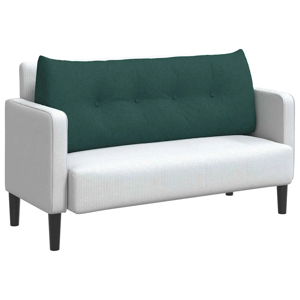 Cuscino per Schiena Verde Scuro 120 x 24 x 50 cm Tessuto 42014475