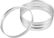 Set di 4 centraline autonafe in lega di alluminio - Per pneumatici con diametro interno di 72,6 mm e 74,1 mm.