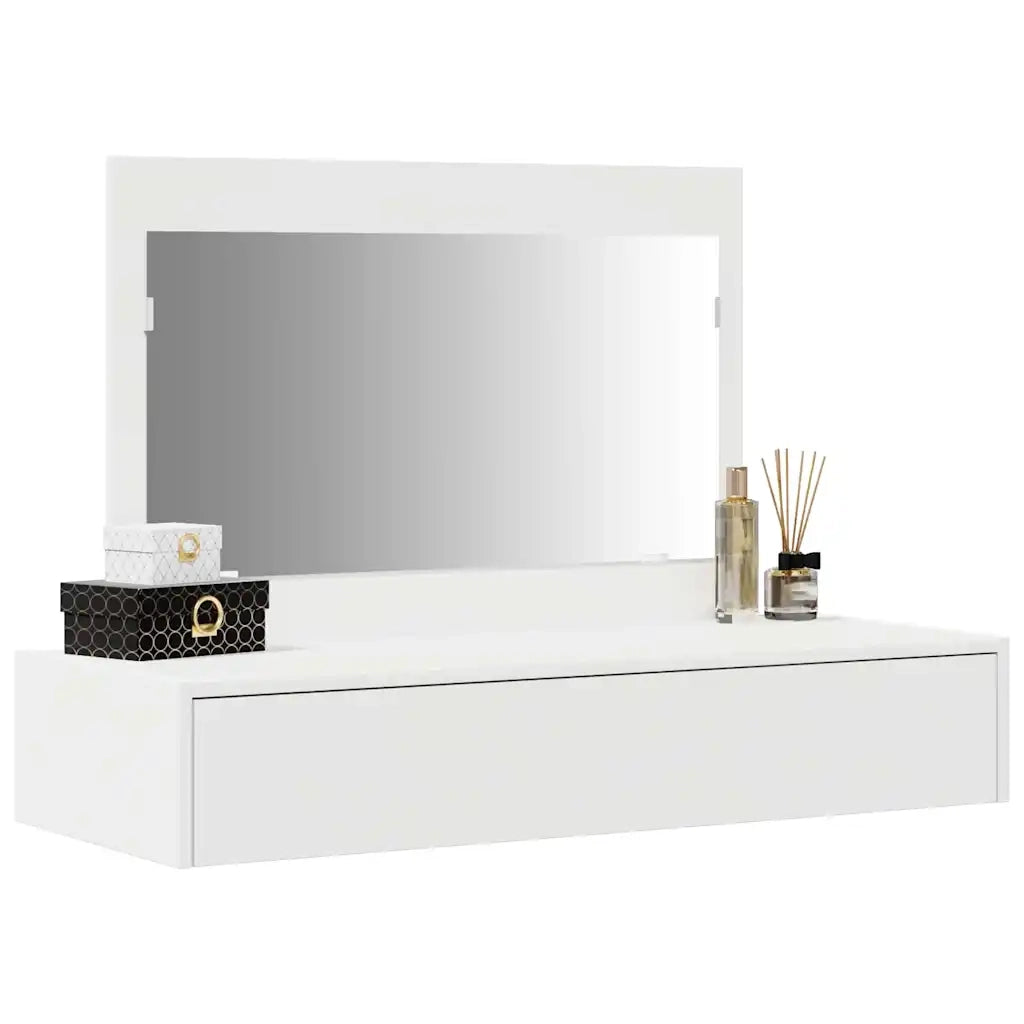 Toeletta | Tavolo da Trucco Bianco 100 x 40 x 70 cm Legno multistrato