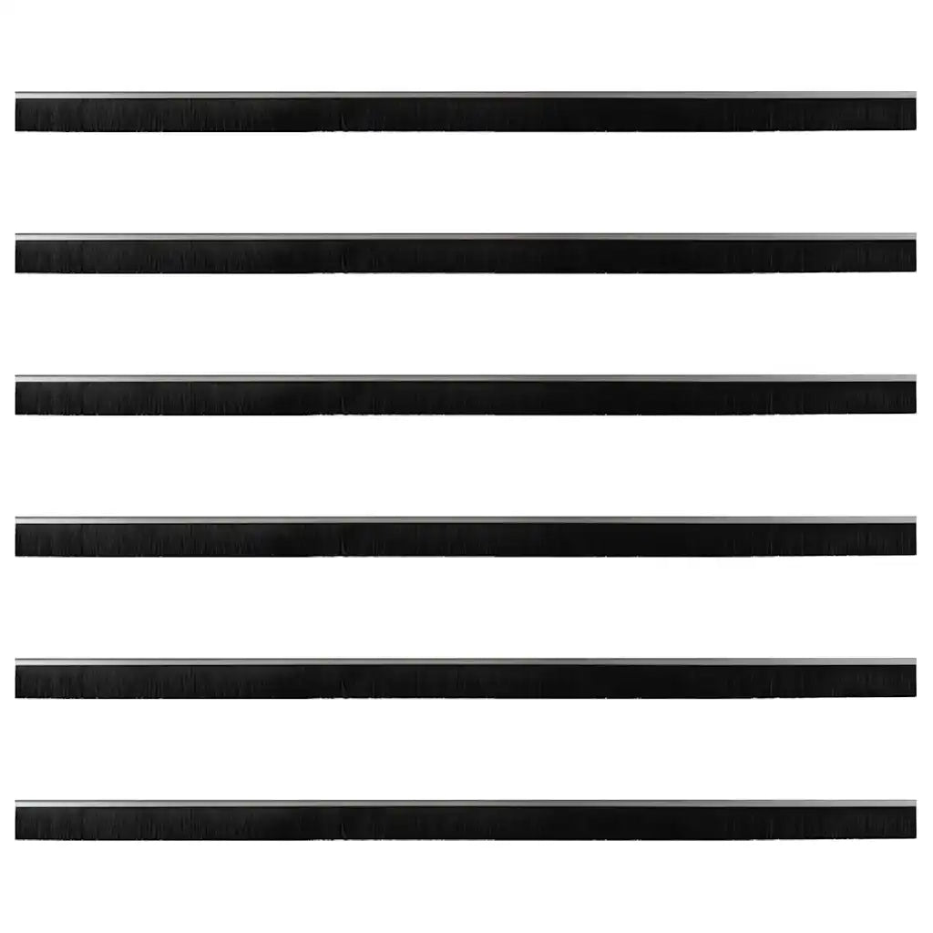 Spazzole per porte a vite 6 pz Argento 100 cm CFW4702382