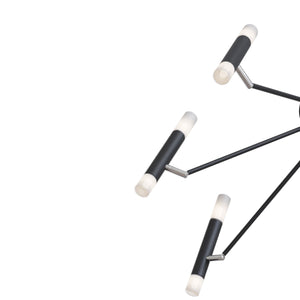 Plafoniera Modern in Metallo Vigo Nero