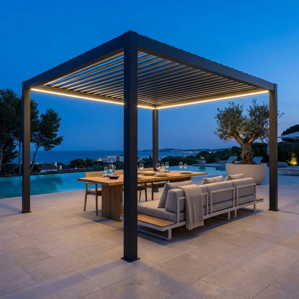 Pergola Bioclimatica motorizzata smart in alluminio - TONY PRO