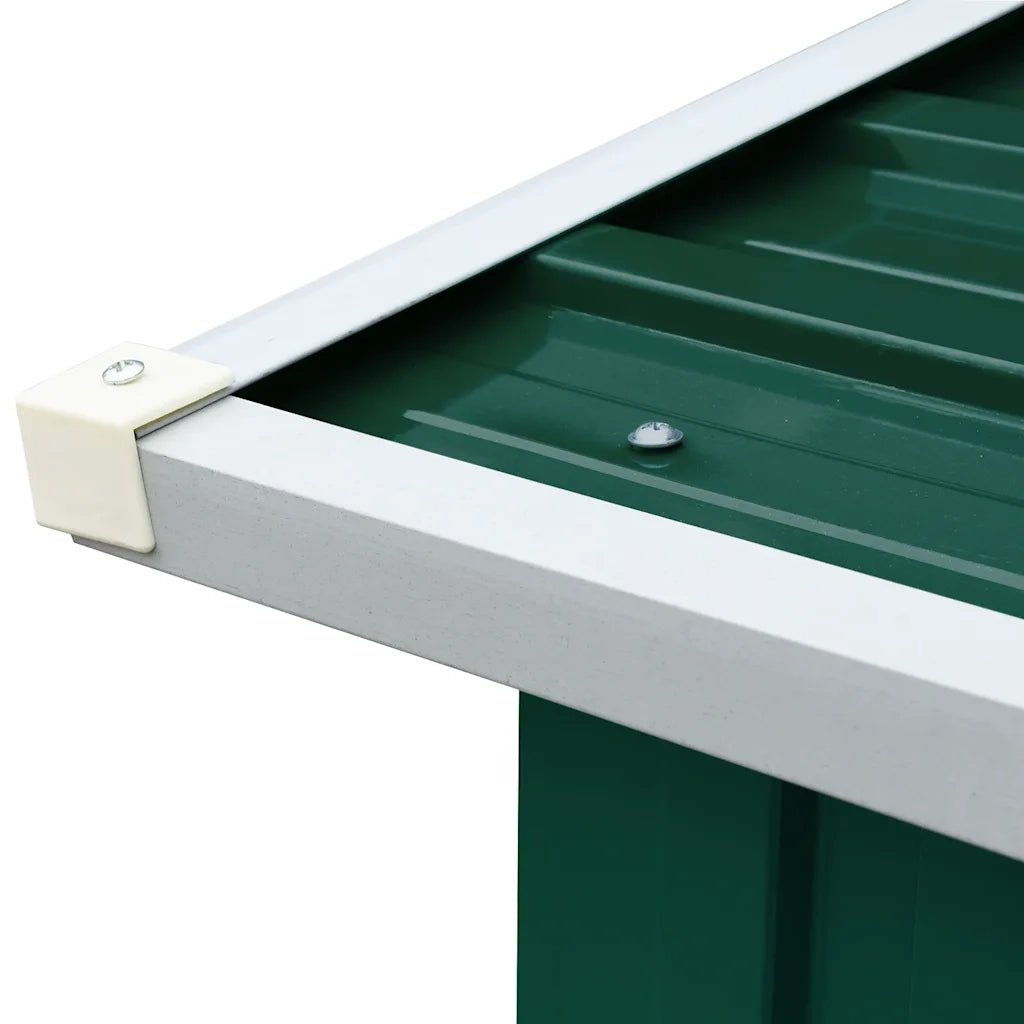 Capannone in Acciaio Zincato 172x91x154 cm Verde 47080