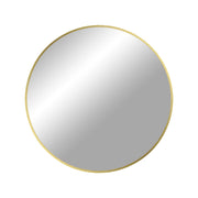 Specchio tondo da parete Madrid in alluminio color ottone ø60 cm