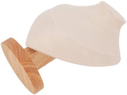 Display per catena elegante in legno, busta per gioielli, supporto per collane con protezione in velluto, base solida, ideale per uso domestico e negozi.