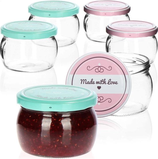 Conserve in vaso con tappo a vite in diverse versioni
