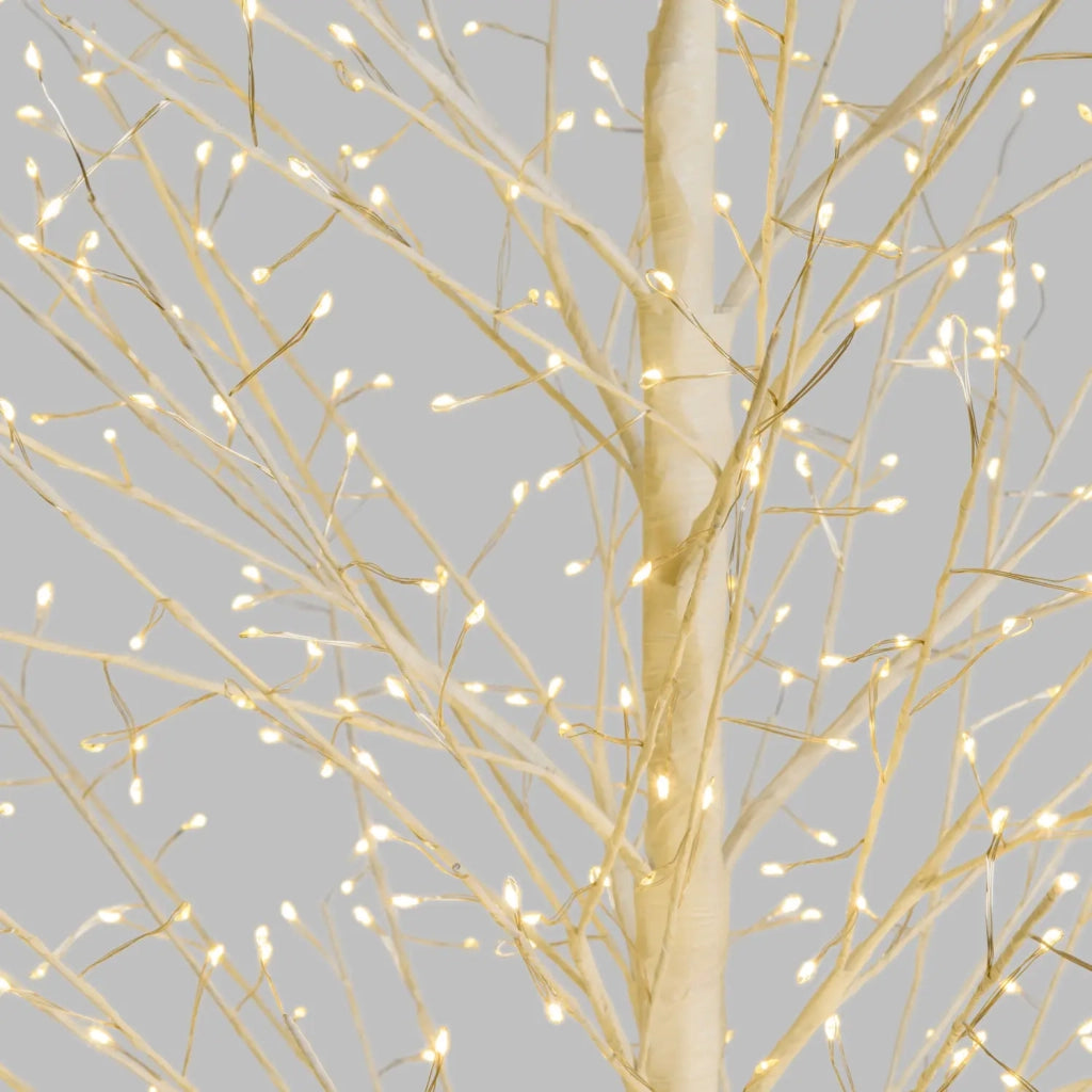 Albero Ramo TIGLIO Bianco H230 cm 1560 MicroLED
