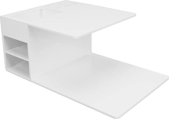 Organizzatore di mensole per cuscino di estensione ciglia in acrilato - Piastra di estensione ciglia - Supporto per strumenti di trucco - Display - Bianco - Con parole chiave