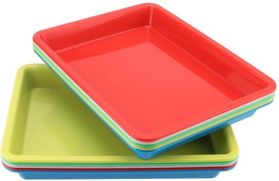 Scatole di Organizzazione 15 pezzi - Scatole per Attività - Scatole per Oggetti - Scatole Colorate - Leggere - Materiale Plastico Duraturo - Scatole di Archiviazione