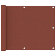 Paravento da Balcone Terracotta 75x500 cm Tessuto Oxford cod mxl 7691