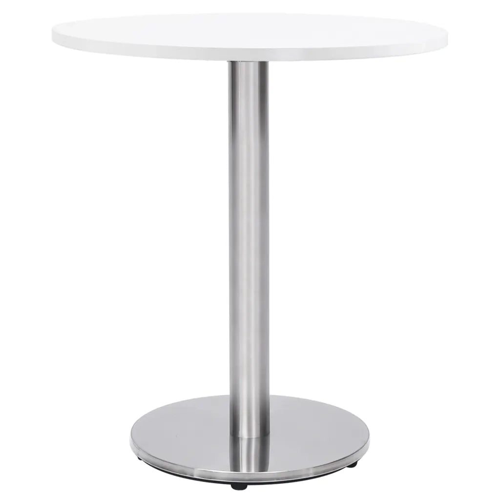 vidaXL Gamba per Tavolino da Bistrò Argento Ø45x72 cm in Acciaio Inox