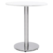 vidaXL Gamba per Tavolino da Bistrò Argento Ø45x72 cm in Acciaio Inox