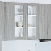 Armadio pensile con porta Grigio Sonoma 80 x 31 x 100 cm