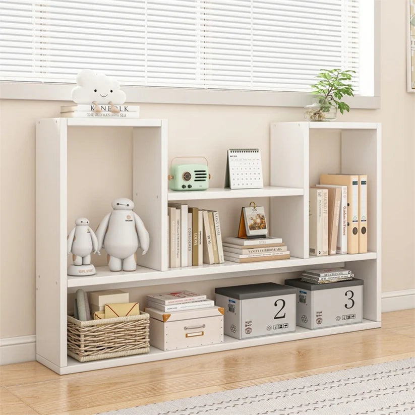 Libreria, bianca 100x16x60 cm