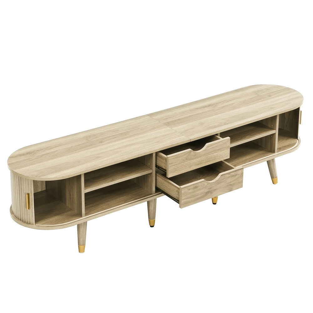 Mobile TV con Ante Scorrevoli ¨C Xylo ¨C Design Basso, Supporto TV