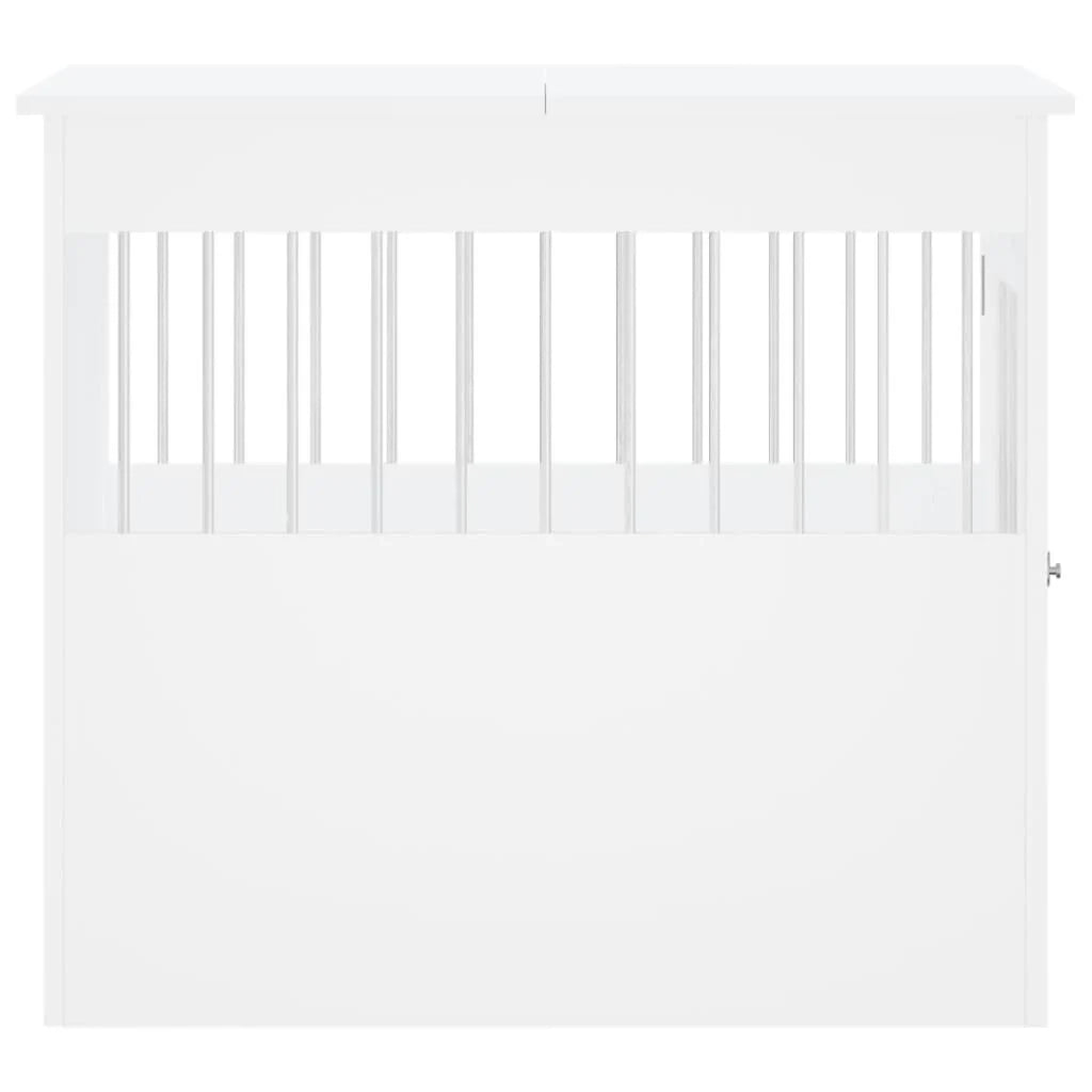 Mobile per trasportino per cani 64,5 x 80 x 71 cm in legno ingegnerizzato bianco 02_0043367