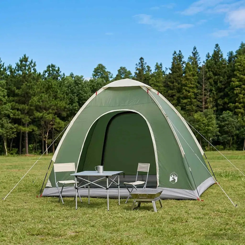 Tenda da campeggio con tetto Verde 190 x 140 x 105 cm 42028627