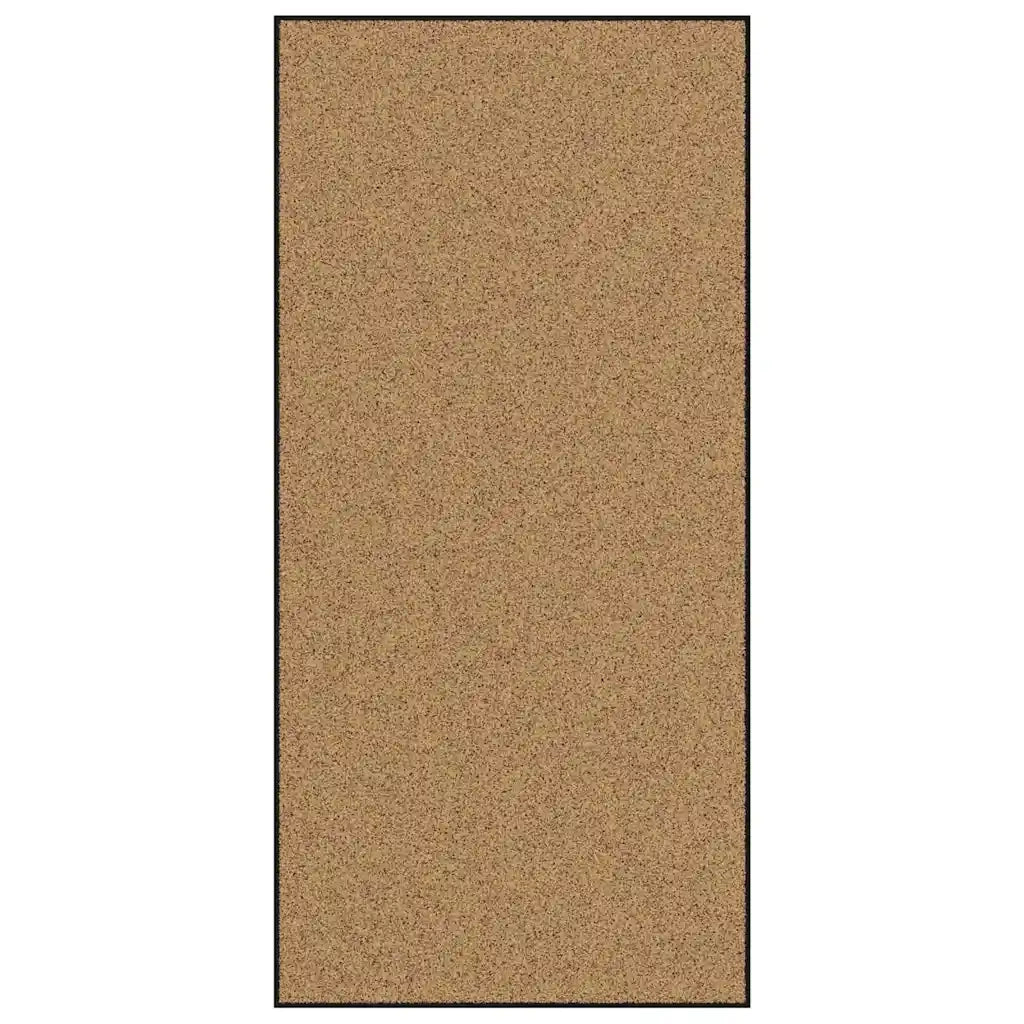 Tappetino Altro Crema e Nero 120 x 250 cm Poliammide e PVC 4100753