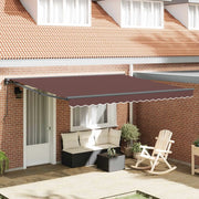 Struttura della tenda Marrone 400 × 300 cm 3330524