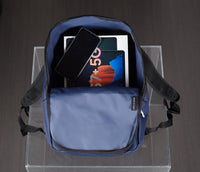 Zaino Viaggio Bagaglio a Mano Morbido 40x16x25 cm in Poliestere Ravizzoni Nero