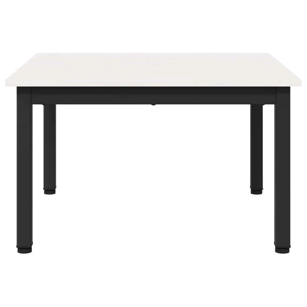 Tavolino da salotto Bianco 60 x 60 x 36 cm Pino massello 892760
