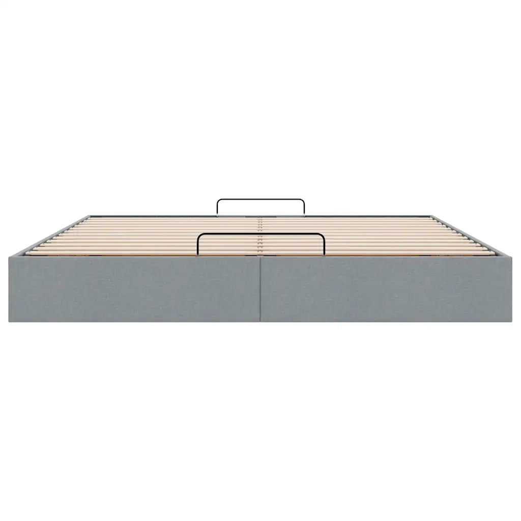 Struttura Letto Pouf senza Materasso 200x200 cm in Tessuto 3310903