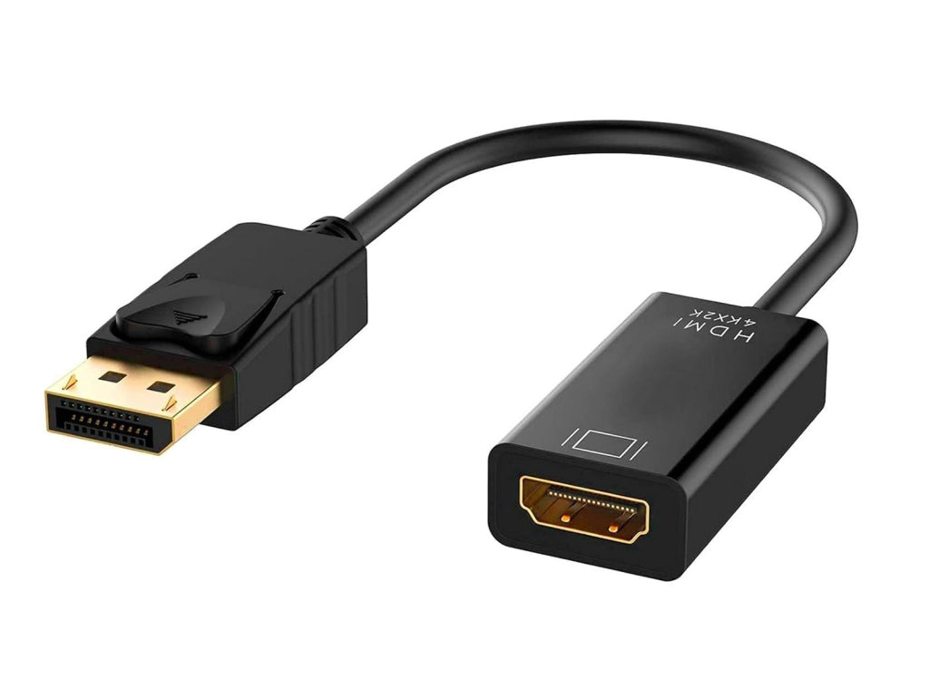 Adattatore Monitor da uscita DisplayPort  a ingresso HDMI Risoluzione massima 4K Compatibile Hd Ati Ge-Force Uscita Video - Adattatore DP TO HDMI