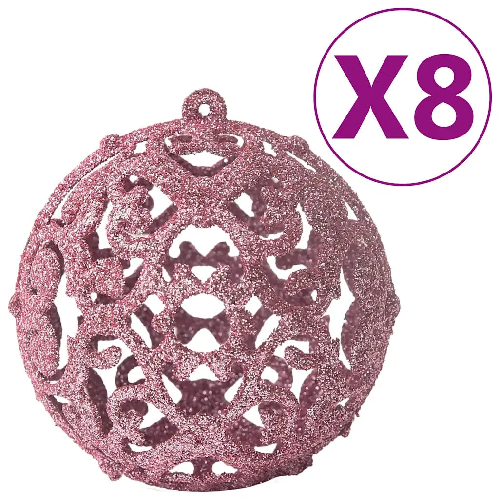Set Palline di Natale 100 pz Rosa 330084