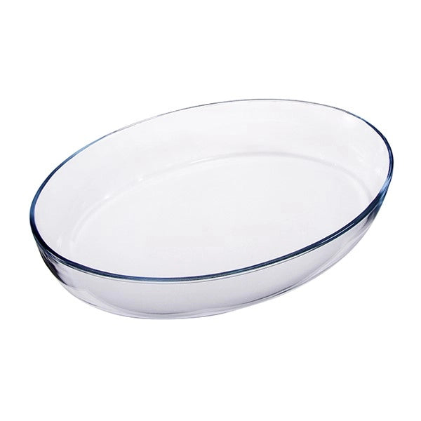 Pirofila Teglia forno in vetro alorno rettangolare ovale 35 x 24 cm cok